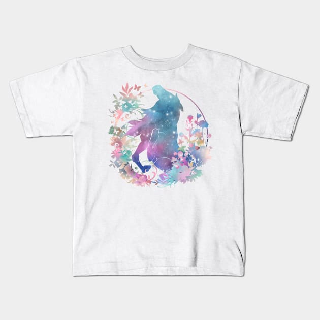 HORSE Kids T-Shirt by LANVERIL